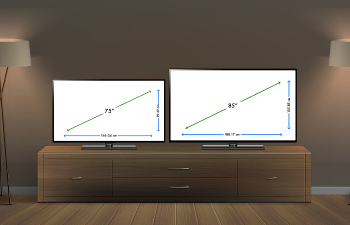 Complete TV Size Comparison Guide -What Are The Best Sizes, 57% OFF